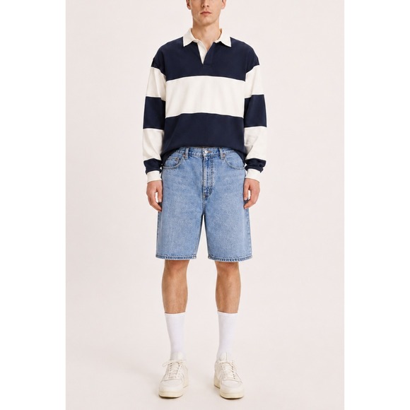 Levi's Other - Levis 505 Regular Fit Denim Jorts Mens 38 Light Wash Blue Cotton Jean Shorts